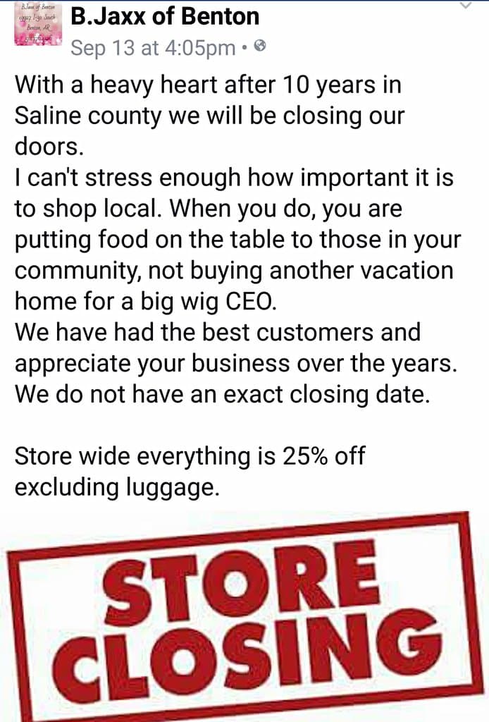 Bjaxx benton closing