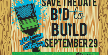 "Bid to Build," the 6th Annual Art Auction Sep 29th features Food, Fun, Drinks & Matt Coburn Paintings