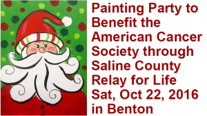 Painting Party Benefit Night Planned at Dianne Roberts' Studio in Benton Oct 22