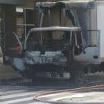 Fire at Alcoa Exchange Parking Lot in Bryant