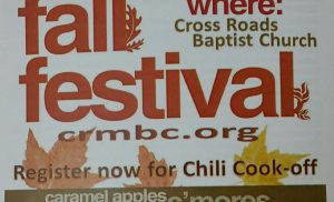 Cross Roads Baptist in Haskell to Host Fall Festival Oct 26