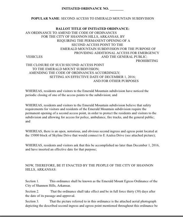 Issue 10 Initiated Ordinance Page 1