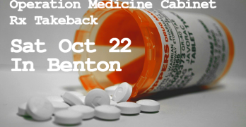 Benton PD Announces their 13th Operation Medicine Cabinet Event