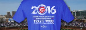 Boys & Girls Club presents Commemorative T-Shirt for Travis Wood MLB World Champ