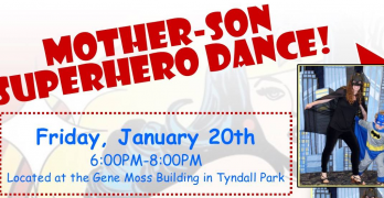 Mother-Son Superhero Dance in Benton Jan 20th