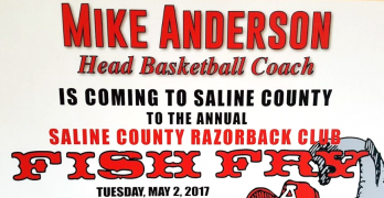 Saline County Razorback Club Fish Fry May 2nd Features Head Coach Mike Anderson