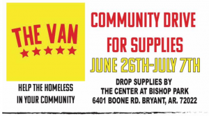 Donate Supplies at Bishop Park During This Drive for "The Van" to Help the Homeless