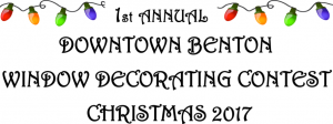 Downtown Benton Merchants Invited to Enter Window Decorating Contest by Dec 1st