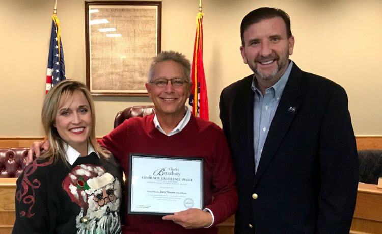 Bryant Councilman Henson receives Broadway Award for Community Excellence