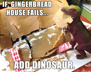 Decorate a Gingerbread House at the Library on Dec 29th