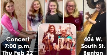 Public Invited to Free Concert in Benton Feb 22, Featuring Professional Accordionist, Violinist and Student Musicians