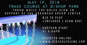 "Glow Throw" Disc Golf Game at Night, May 19th