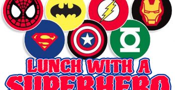 Have Lunch with a Superhero, Sat May 5th in Downtown Benton