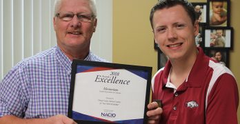 Saline County Clerk Doug Curtis Receives National Award for Public Outreach