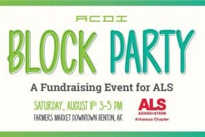Block Party Aug 11th at Farmers Market Downtown to Benefit ALS
