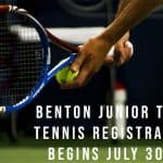Benton Junior Team Tennis Registration to Begin July 30th