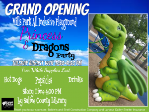 Bryant to Hold Grand Opening Party Aug 14th for New All-Inclusive Playground at Mills