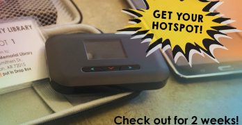 Library Has Mobile Hotspot Devices Available for Check-out