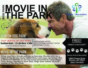 Yappy Hour, Dog Costume Contest & Free Movie at Benton Dog Park Oct 6th