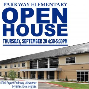 Bryant Schools to Host Open House Tours of Newest Facility, Parkway Elementary Sept 20