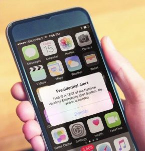 Presidential Alerts to Begin on Wireless Phones Oct 3rd
