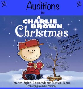 Young Players to Hold Auditions Nov 10th for A Charlie Brown Christmas, Along with Cabaret