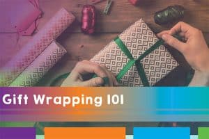 Library Hosts Gift Wrap Class & Wrapping Station