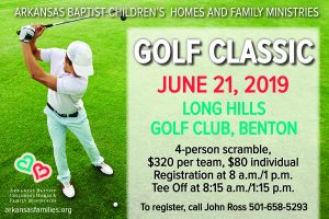 Golf Classic at Longhills on June 21st to Benefit Children's Homes