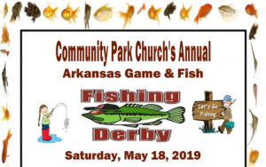 Annual Fishing Derby at Church in Bryant May 18th