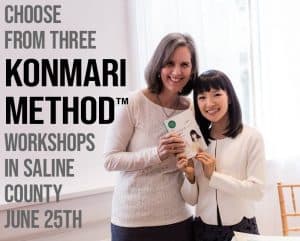 Three Workshops to Learn "Tidying Up" KonMari Method Consultant June 25th