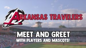 Meet the Arkansas Travelers Mascots and Players Saturday