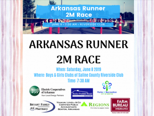 Arkansas Runner to Host Run on June 8th to Benefit B&G Club