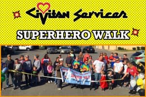 2nd Annual Superhero Walk Aug 24th to Benefit Civitan Services