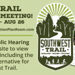 Join in the Virtual Public Hearing July 12-Aug 26 for the route of the Southwest Trail for Biking and Walking