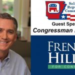 Cong. Hill to speak at local Republican meeting Sep 3rd