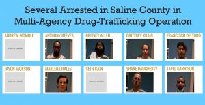 Meth, Heroin & Coke: Several arrested in Saline County after DEA and others break up drug-trafficking ring