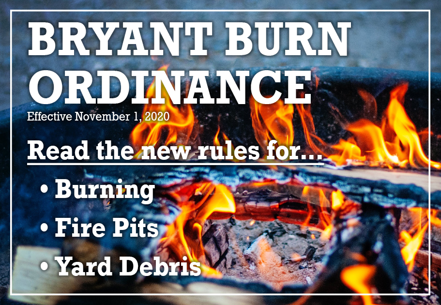 New Burn Ordinance In Bryant Covers, Fire Pit On Grass Reddit