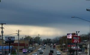 Picture of the Day: Snow prediction brought rain instead