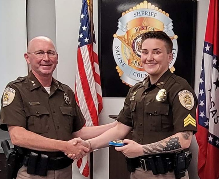 Saline County Sheriff's Office SCSO Promotions Kate Hawthorn