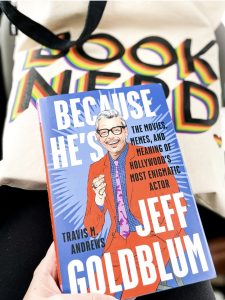 This book embraced the weirdness! - Krystle reviews Because He’s Jeff Goldblum: The movies, memes, and meaning of Hollywood’s most enigmatic actor.