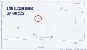 City to close lane at intersection in northern Bryant, starting Jan 4th