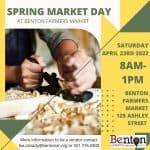 Benton Farmers Market to host Spring Market Day Apr 23rd, with food truck and bouncy house