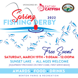 Benton Parks to host Spring Fishing Derby March 19th