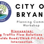 Come to workshop May 17th with solutions for congested Bryant intersection