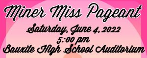 Miner Miss Pageant Returns to Bauxite June 4th