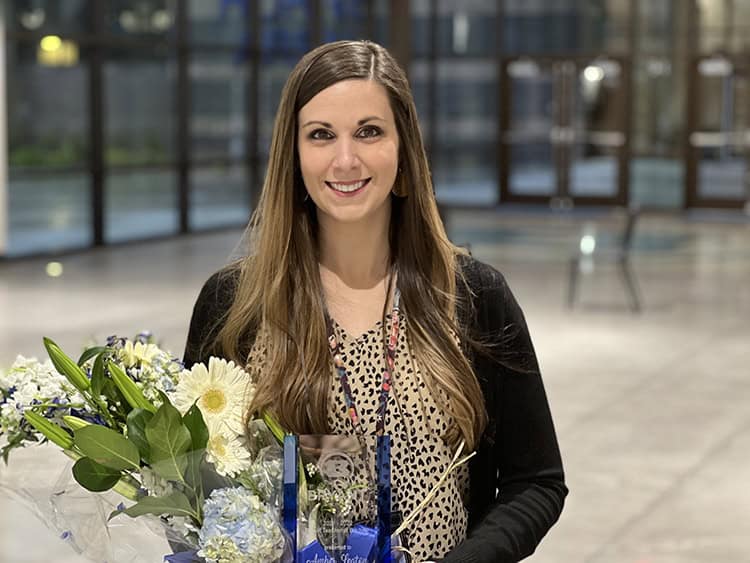 Congratulations to Amber Leaton, Bryant School District Teacher of the Year, 2021-2022