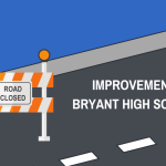 Crews will close road for pavement improvements at Bryant school