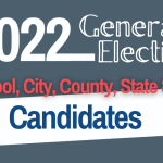 See the List of School, County, State and U.S. Candidates running in the November Election