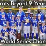 Line the streets of Bryant on Aug 12th to celebrate our World Series Champion 9U team