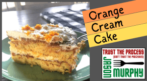 Jason's Orange Cream Cake recipe completes the joke